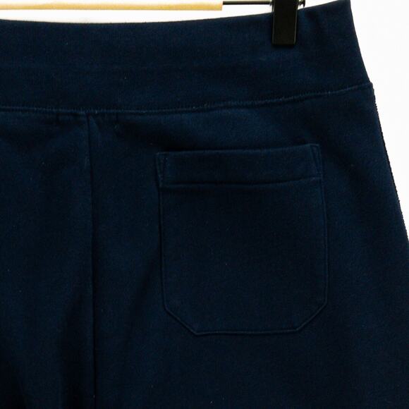 Polo Ralph Lauren P Patch Sweatpants Men’s Medium Navy Fleece Joggers Tapered - Picture 10 of 11